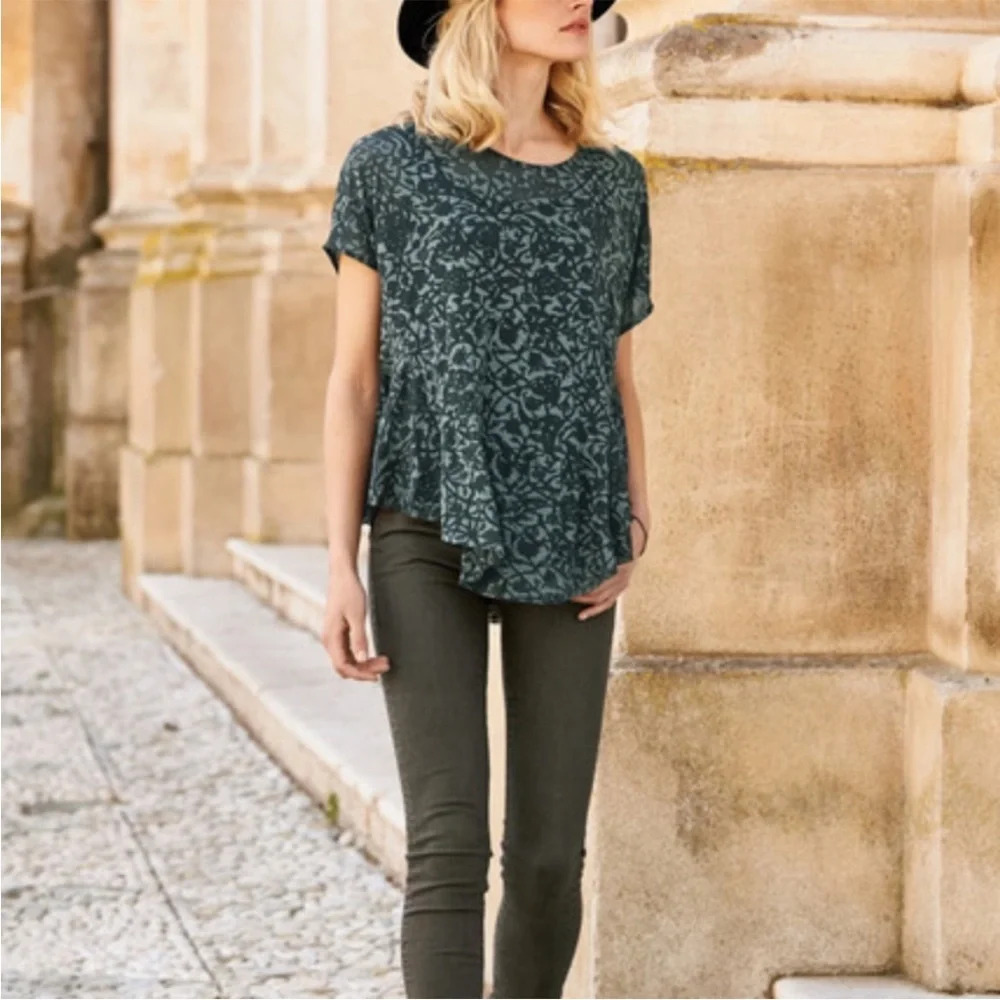 Peruvian Connection anatolia burnout short sleeve top XL - Picture 8 of 10